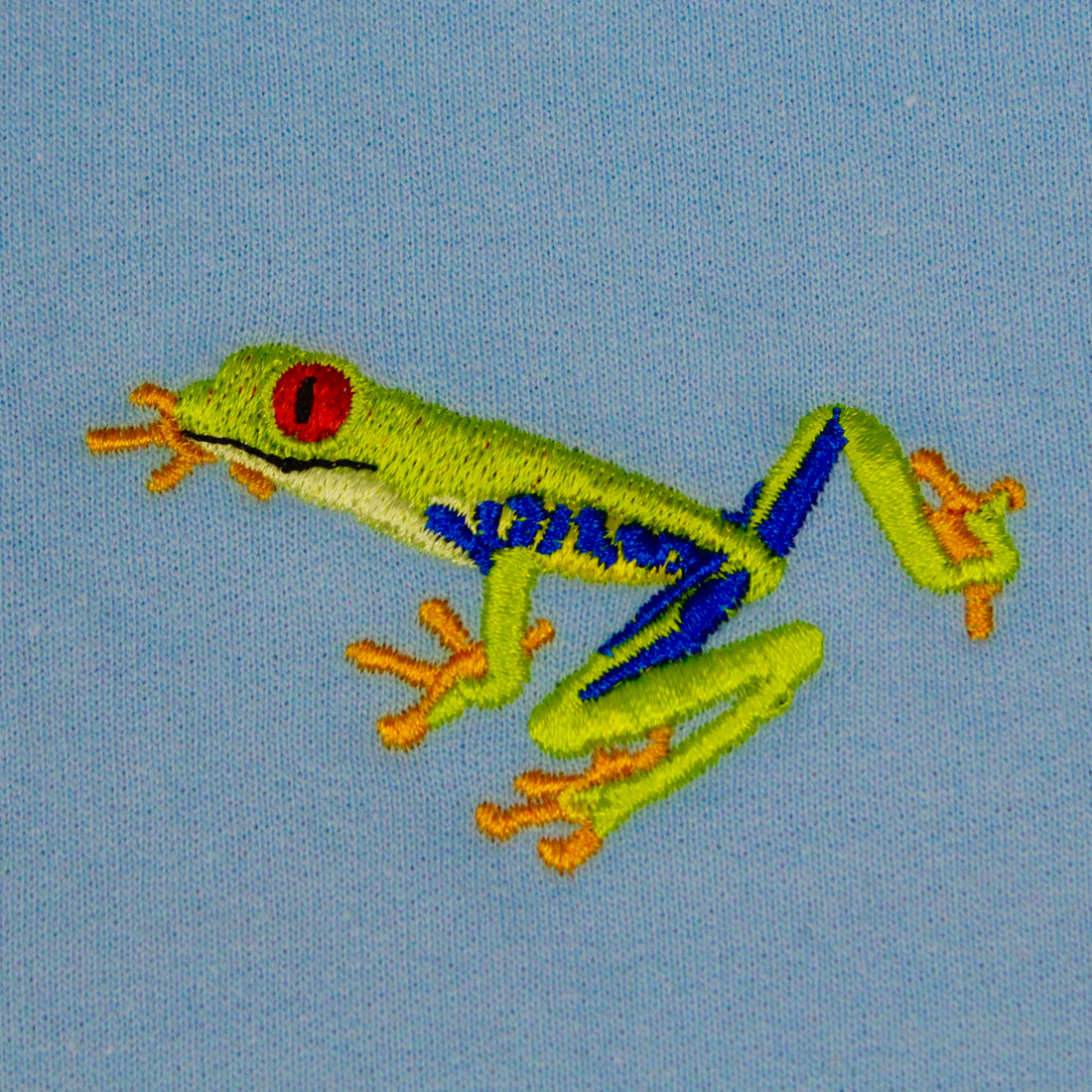Red-Eyed Tree Frog Embroidered T-shirt