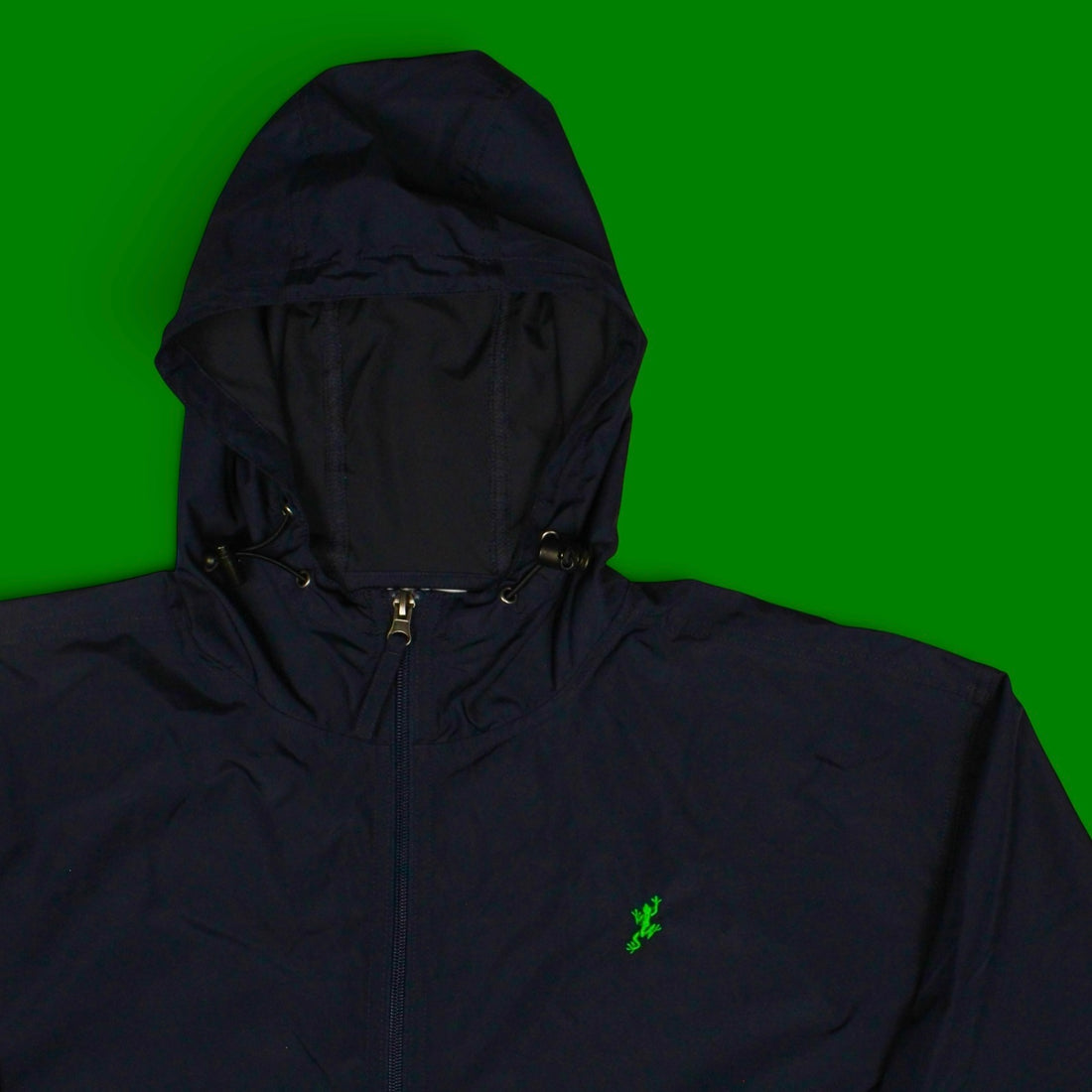 HelpFrogs Icon Logo Embroidered Champion Anorak Jacket