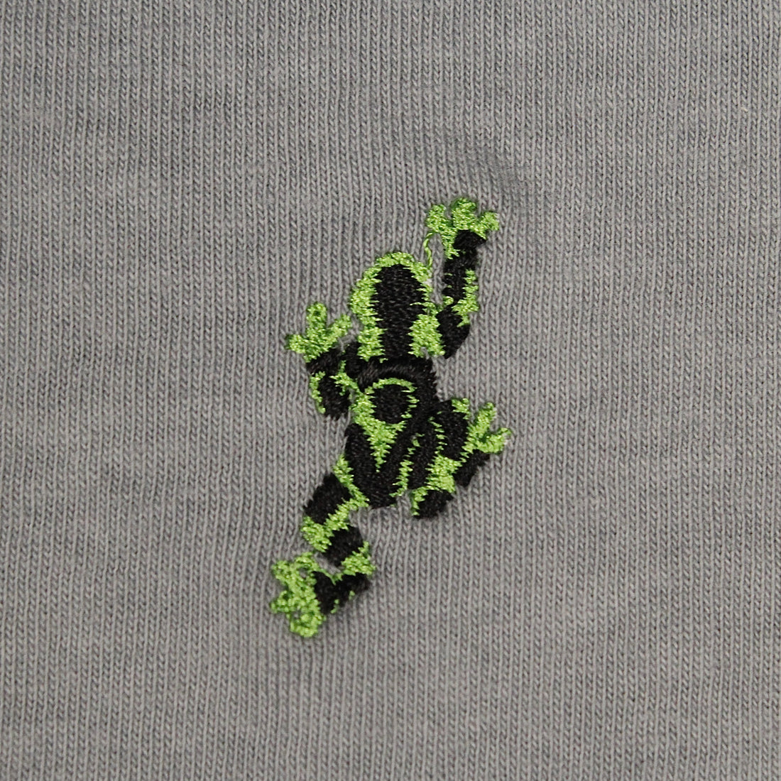 Green and Black Poison Dart Frog Icon Logo T-shirt