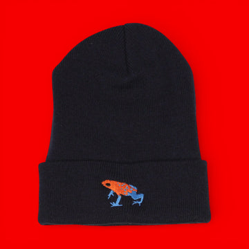 Strawberry Poison Dart Frog Beanie