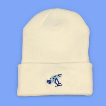 Blue Poison Dart Frog Beanie