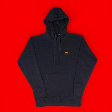 Strawberry Poison Dart Frog Embroidered Hoodie