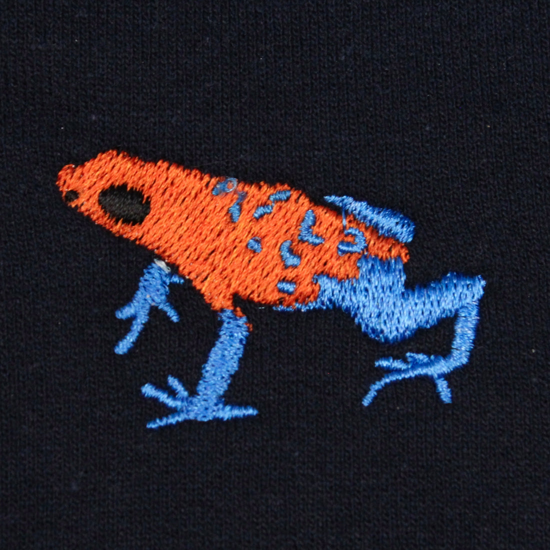Strawberry Poison Dart Frog Embroidered T-shirt