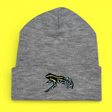 Sky-Blue Poison Frog Beanie