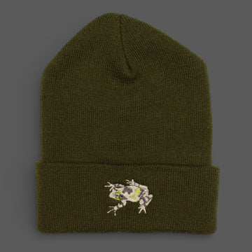 Gray Tree Frog Beanie