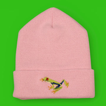 Red-Eyed Tree Frog Beanie