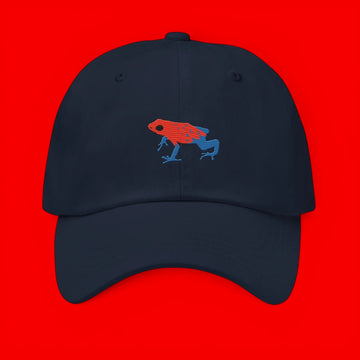Strawberry Poison Dart Frog Dad Hat