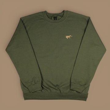 Spring Peeper Embroidered Crewneck