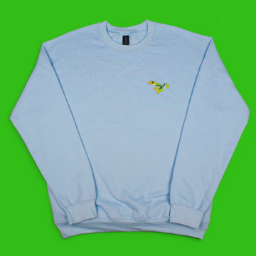 Red-Eyed Tree Frog Embroidered Crewneck
